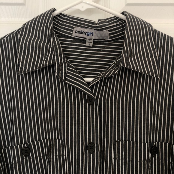 BaileyGirl Striped Shirt Dress - Picture 3 of 16